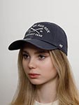 Бейсболка 47 BRAND арт. Cross Bats Boston Red Sox MLB (синий / серый)
